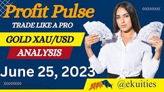 Gold XAU/USD Strategy | XAUUSD analysis | XAUUSD Forecast | live trading analysis - 25 June 2023