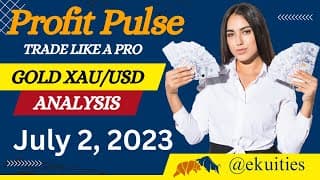 Gold XAU/USD Strategy | XAUUSD analysis | XAUUSD Forecast | live trading analysis - 2 July 2023